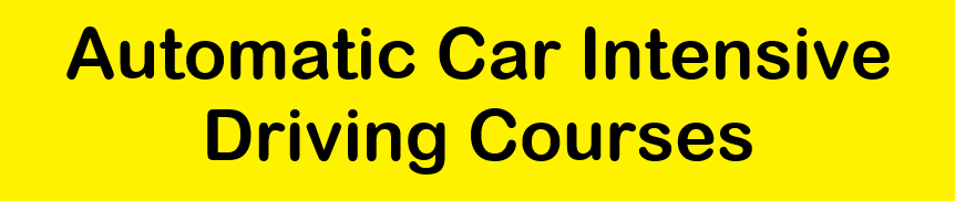 Automatic car intensive driving lessons west lothian