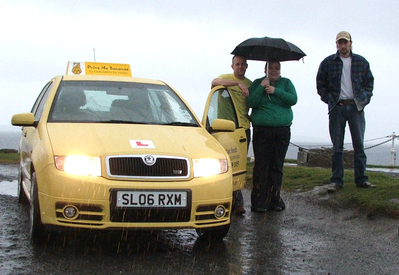 Epic Driving Lesson to John O groats